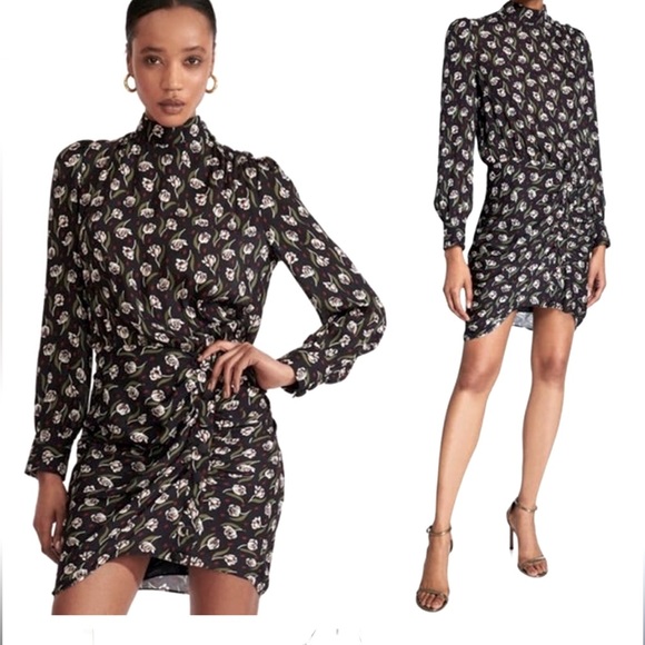 VERONICA BEARD CADENCE SILK DRESS - Picture 1 of 7